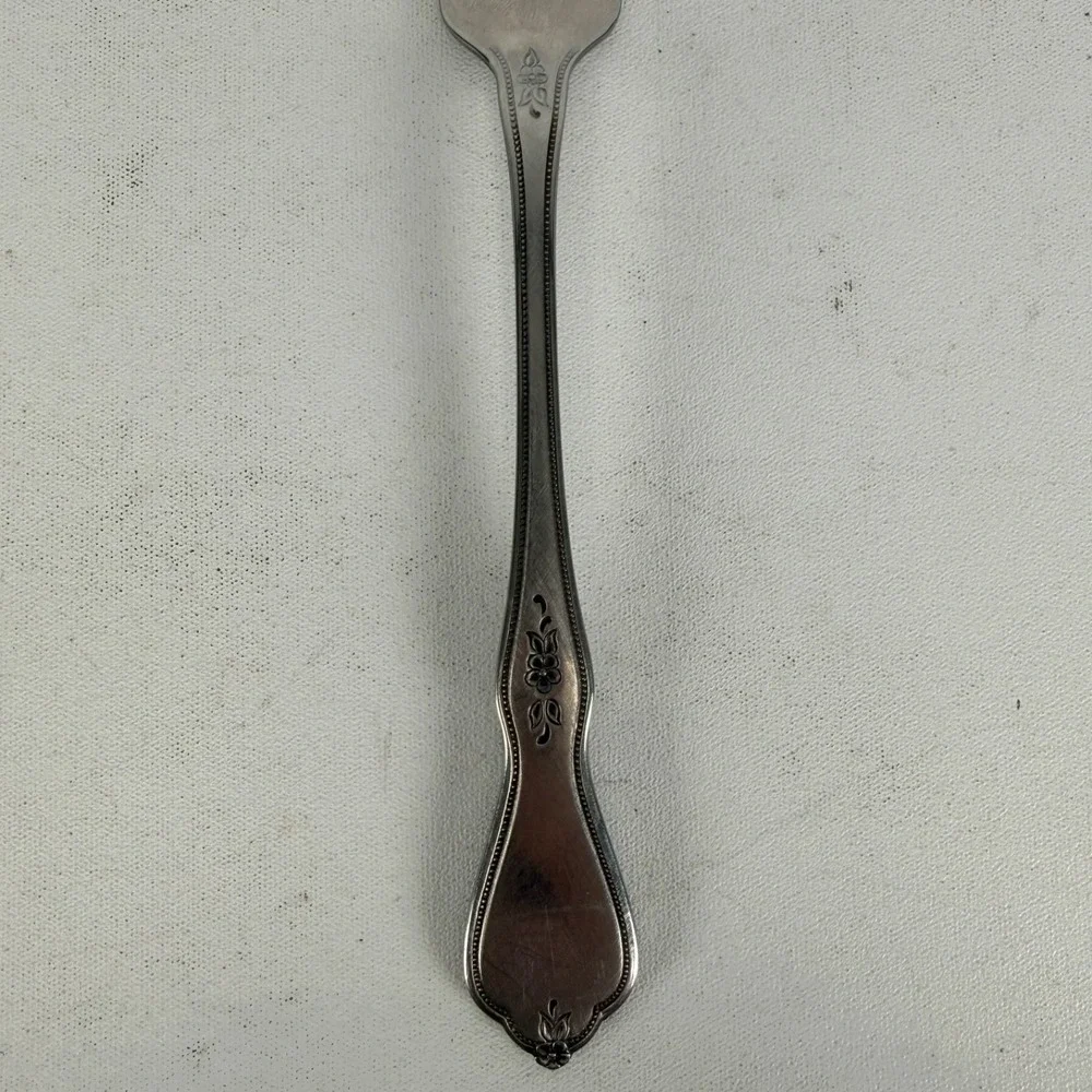 Oneida MORNING BLOSSOM BURNISHED Dinner Fork 7 1/4